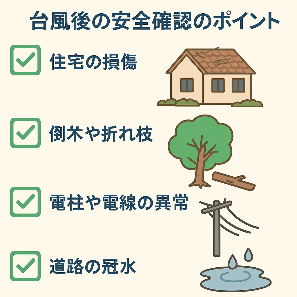 台風被害を受けた時の正しい対処法