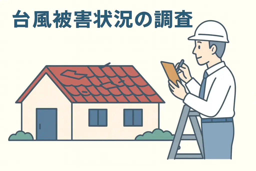 台風被害を受けた時の正しい対処法