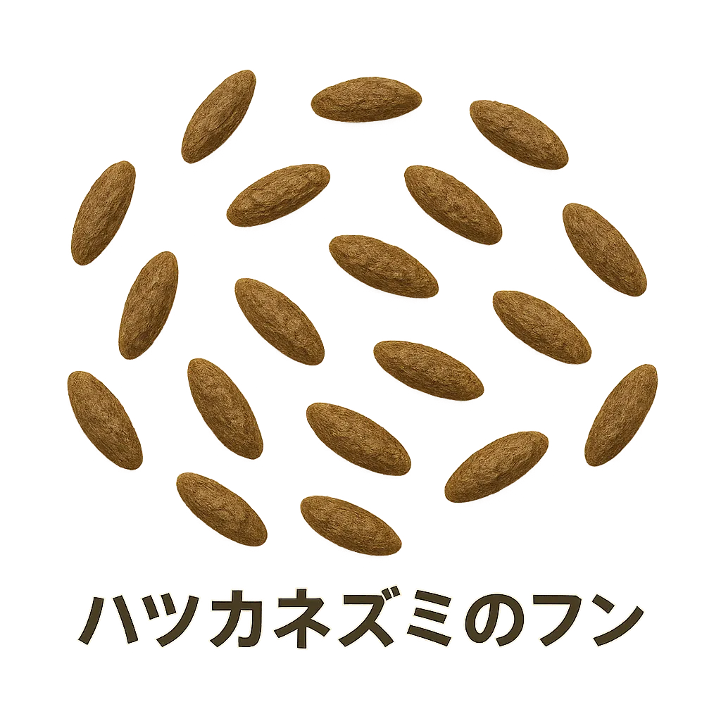 ハツカネズミのフン(棚や引き出しに)