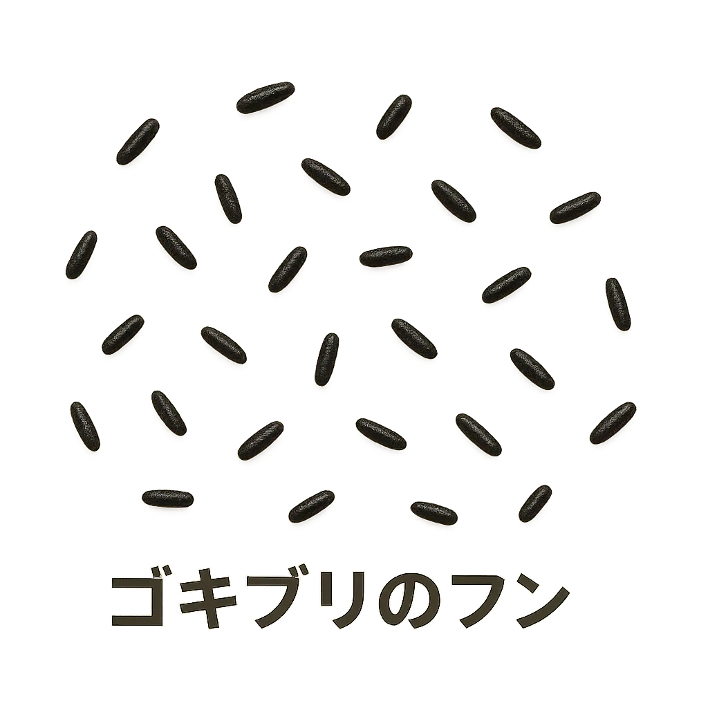 ゴキブリのフンとの違い