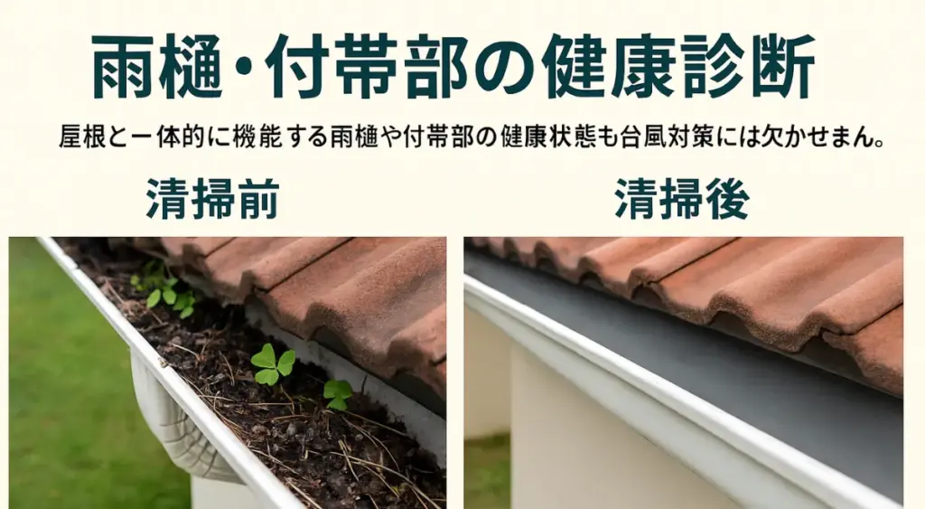 雨樋・付帯部の健康診断
