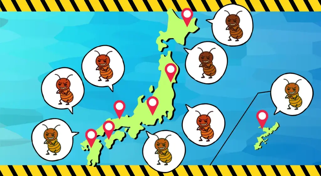 あなたの住所は大丈夫？シロアリ危険度マップ【2025年版】