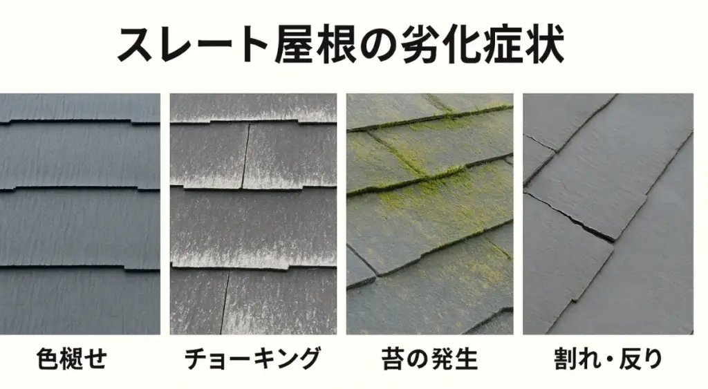 スレート屋根の診断ポイント