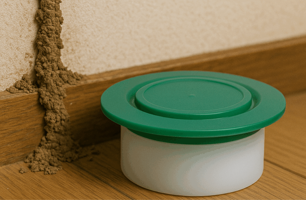ベイト剤を設置して巣ごと駆除