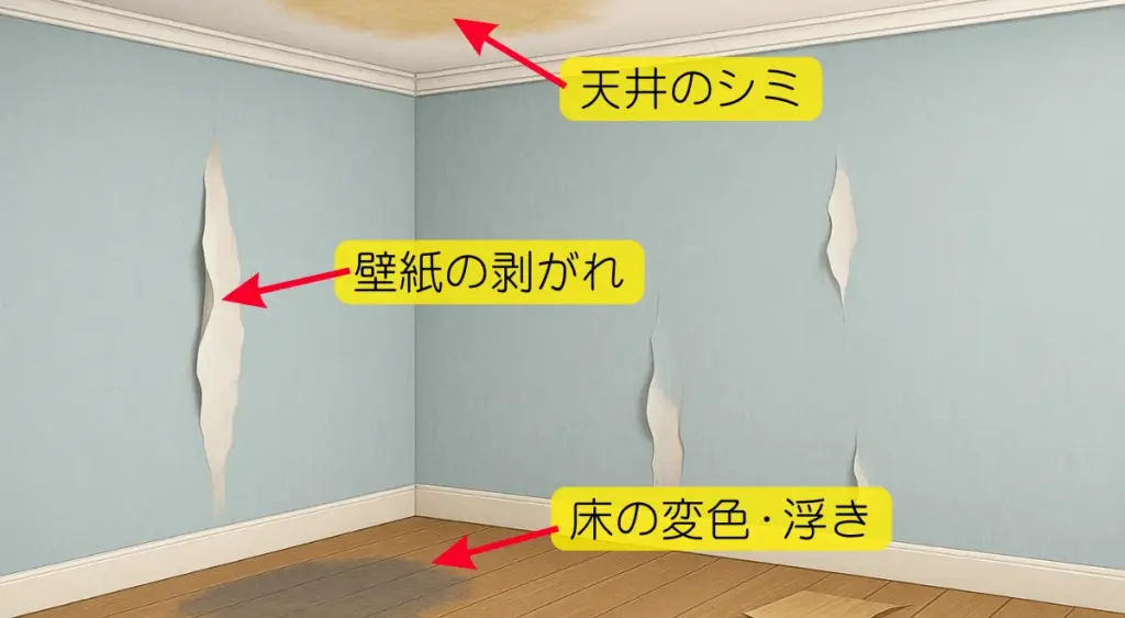 【雨漏り】目に見える変化で気づく雨漏りの予兆