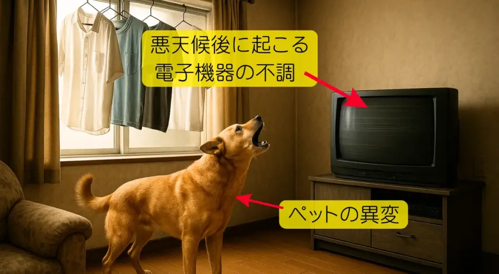 【雨漏り】反応や異常動作から知る、間接的な予兆