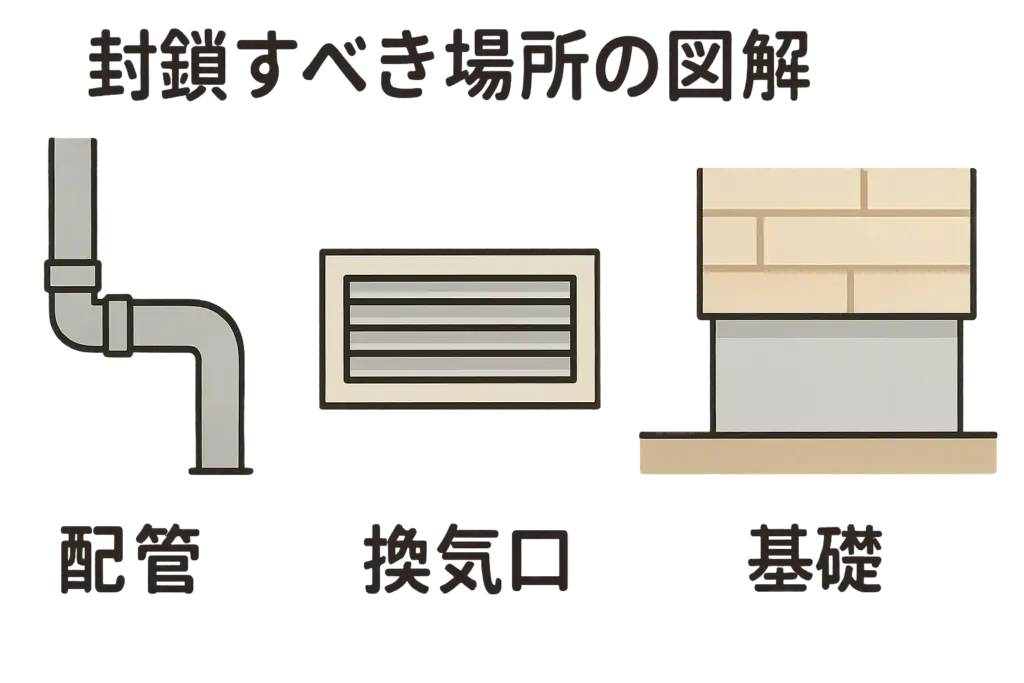 侵入口をふさぐDIY対策