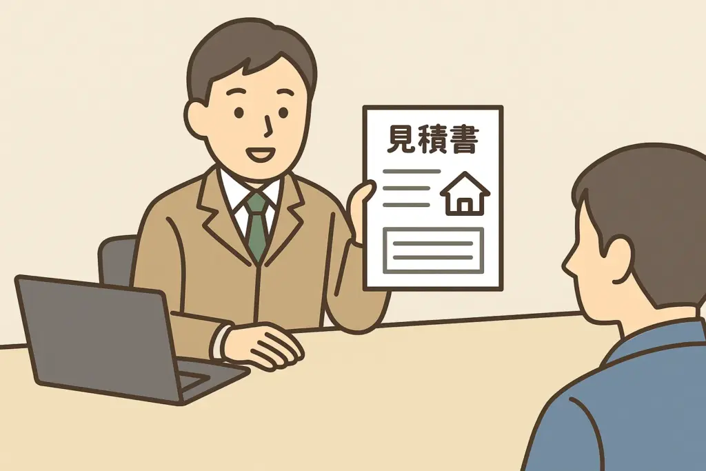 修理見積書の提出