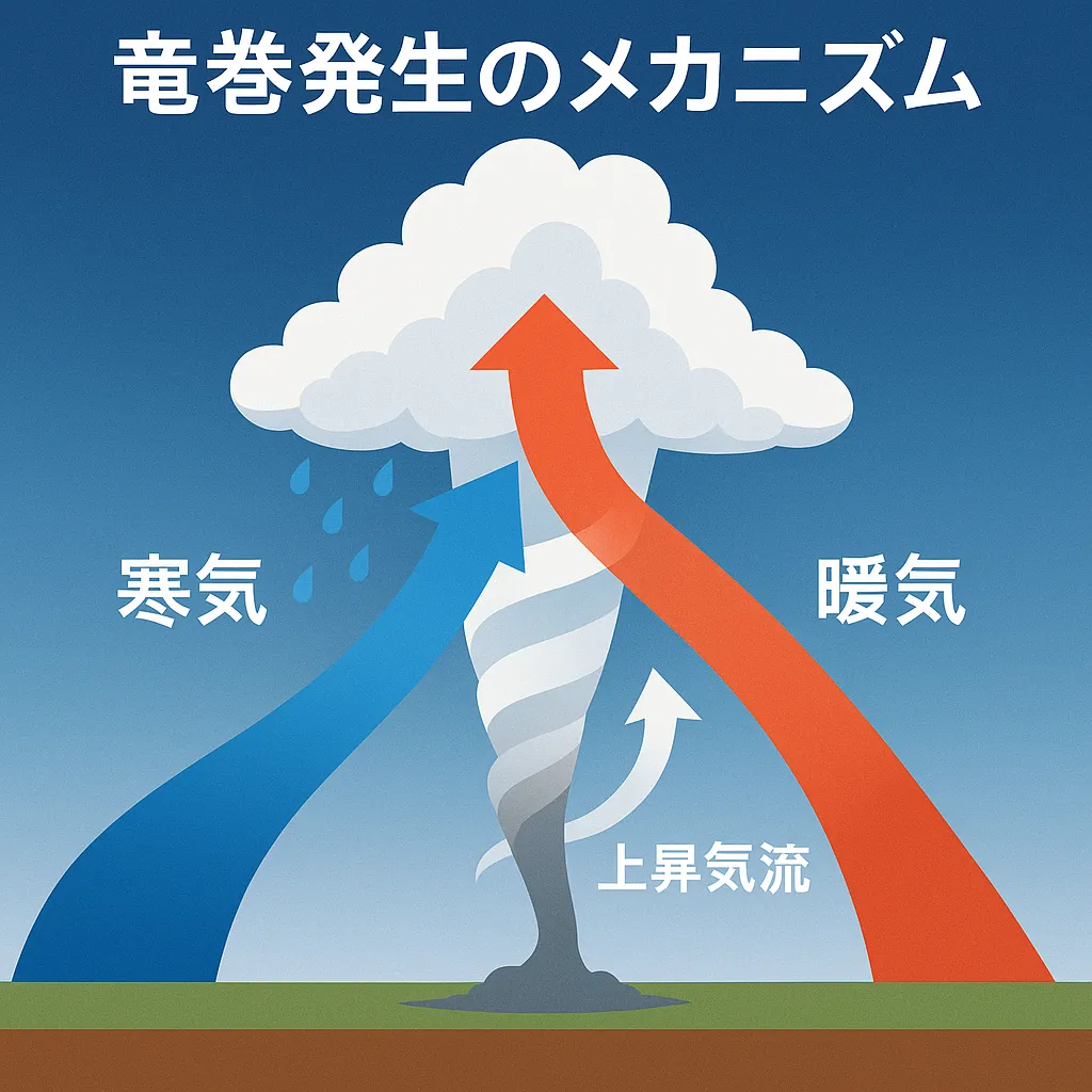 竜巻とは？メカニズムと発生しやすい条件