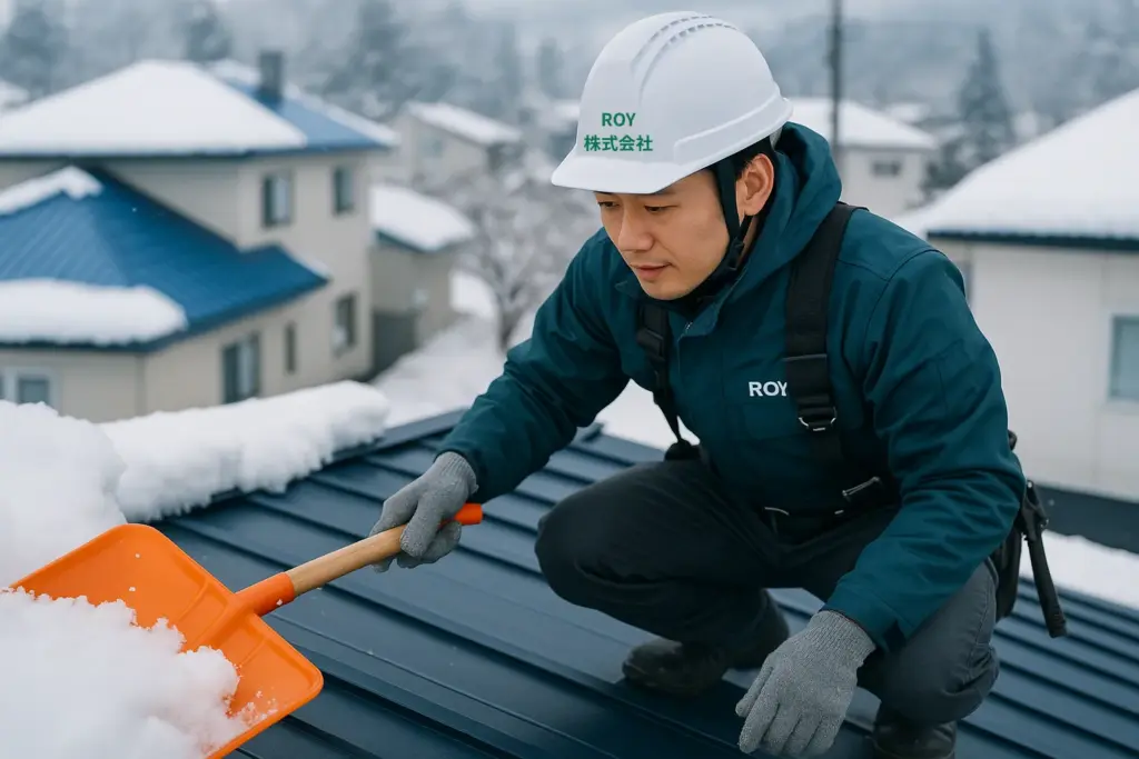 ROY株式会社の雪国屋根工事への取り組み