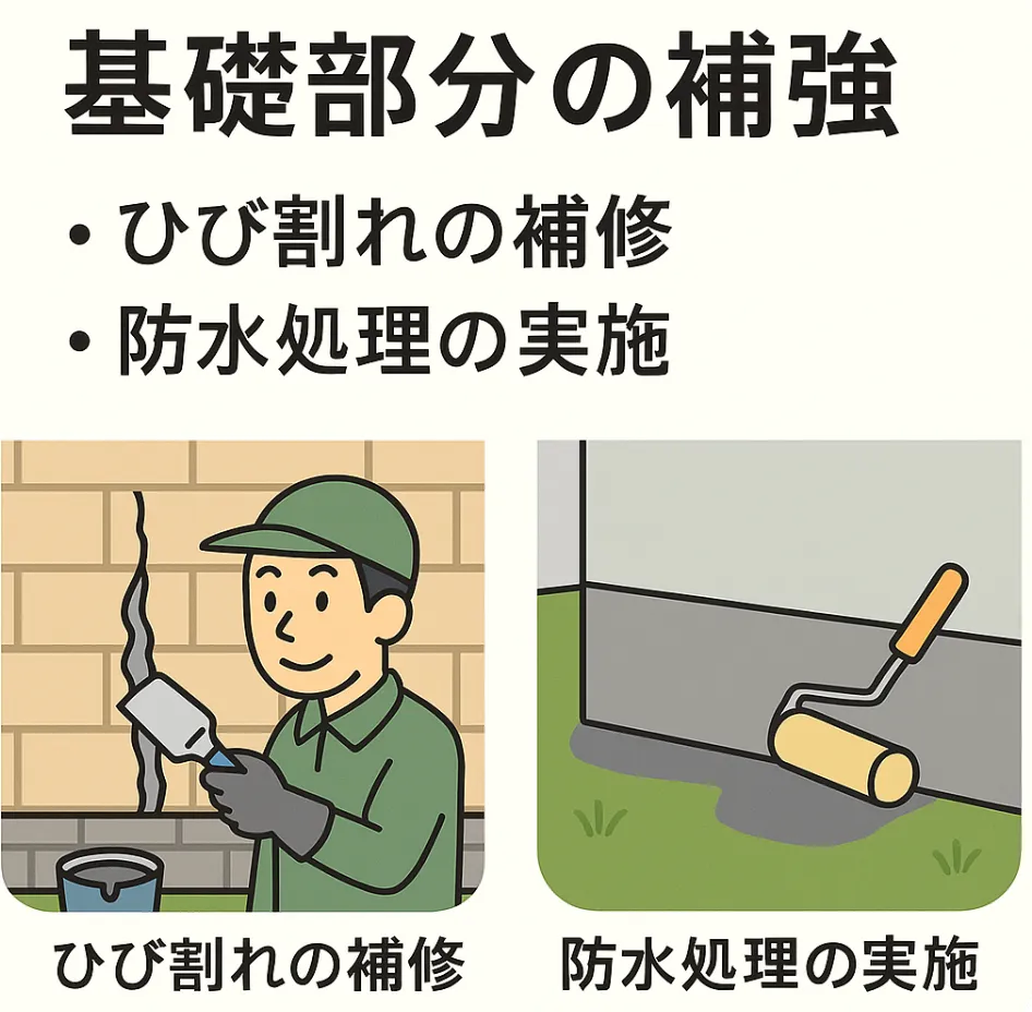 基礎部分の補強