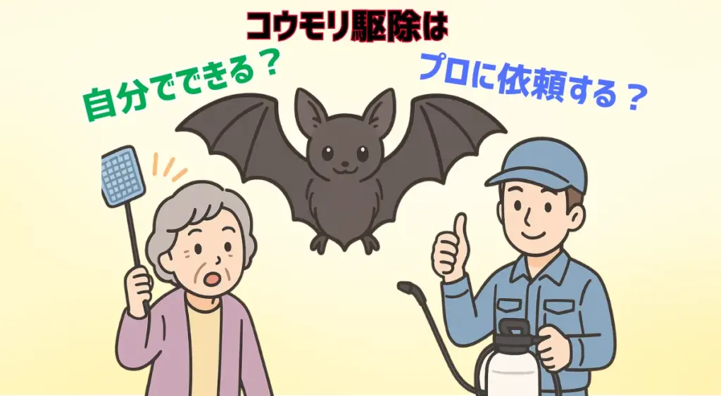 コウモリの活動時期・コウモリ対策・駆除