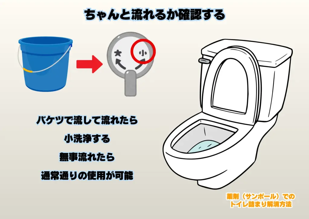 トイレ詰まり 解消 薬剤 サンポール
