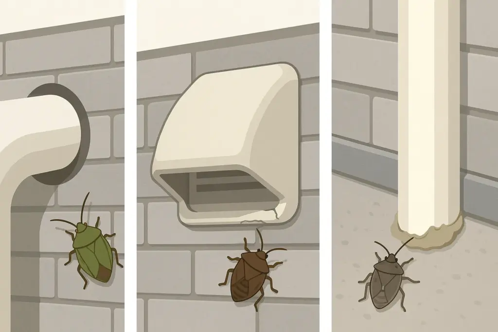 侵入ルート3：エアコンの配管穴