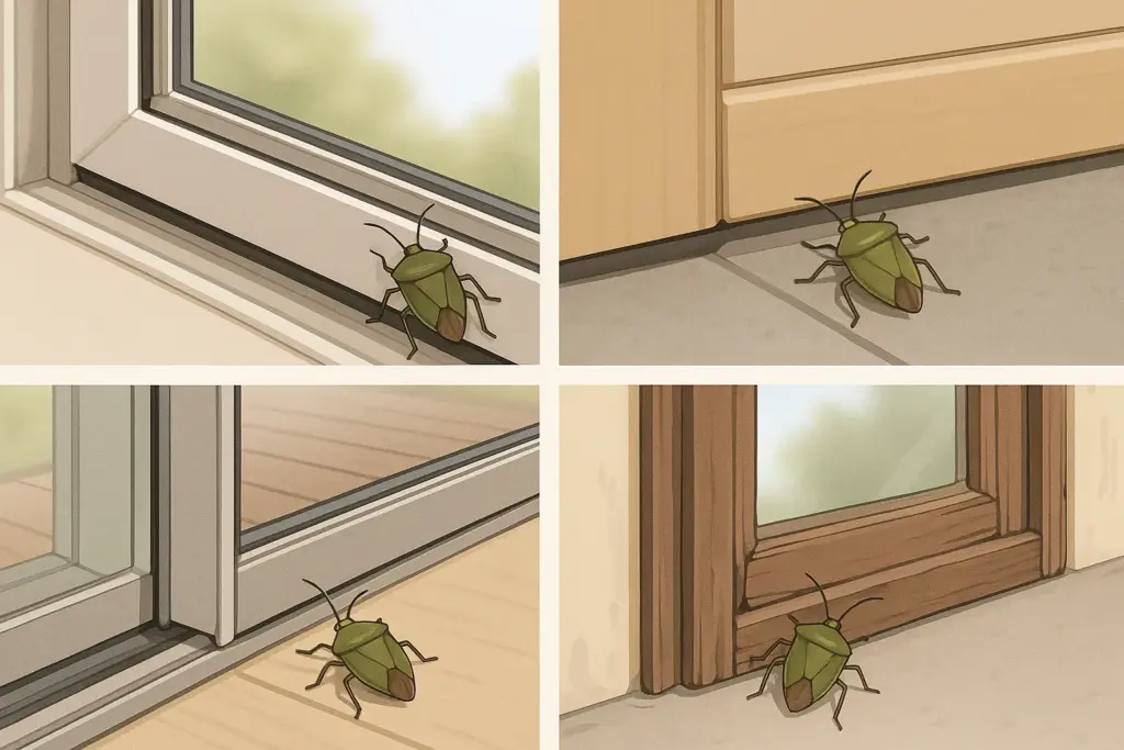 侵入ルート4：窓やドアの隙間