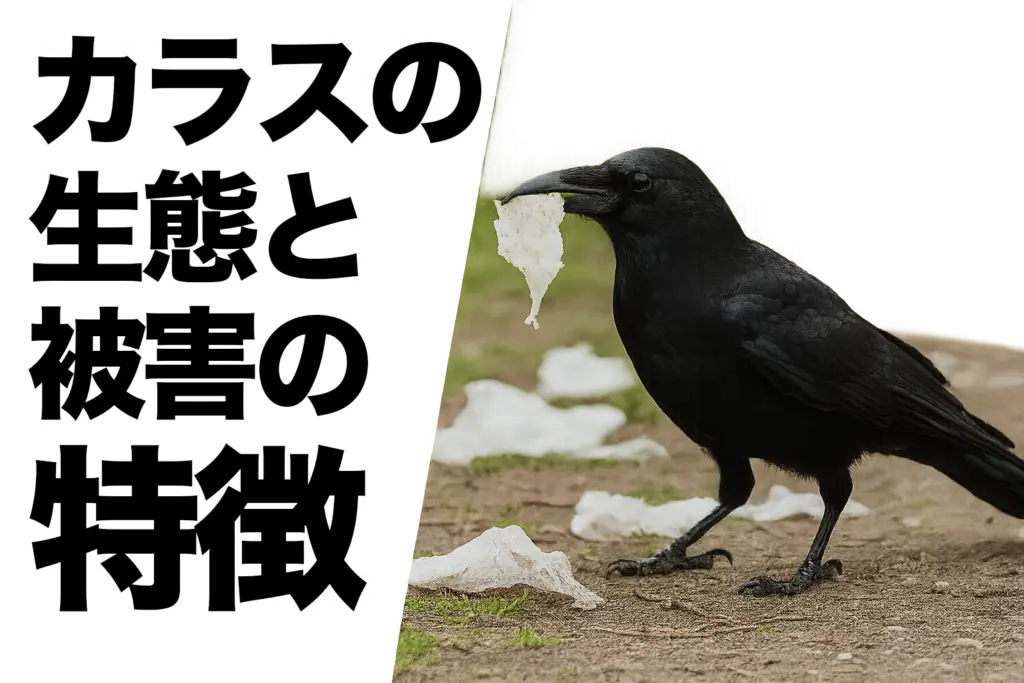 カラスの生態と被害の特徴