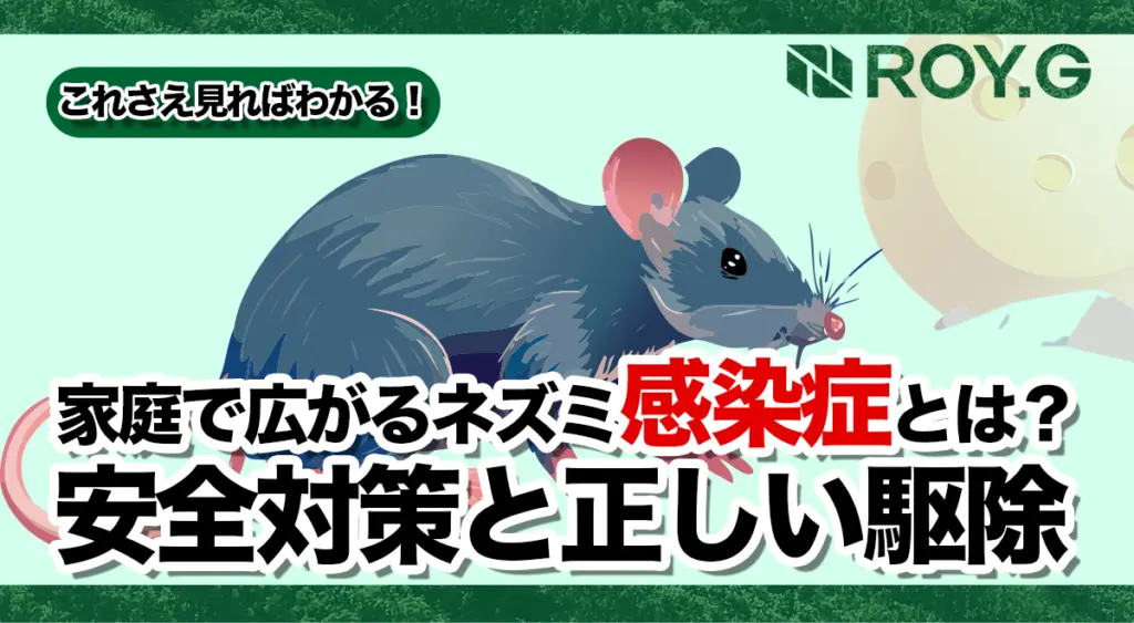 家庭で広がるネズミ感染症とは？安全対策と正しい駆除ガイド