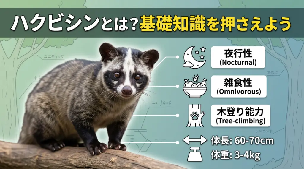 ハクビシンとは?基礎知識を押さえよう