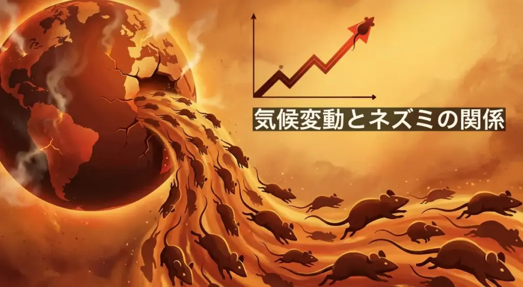 なぜ今、ネズミ被害が増えているのか。気候変動とねずみの関係