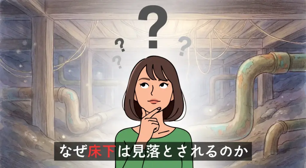 なぜ床下は見落とされるのか