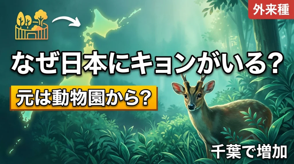 なぜ日本にキョンがいるのか？