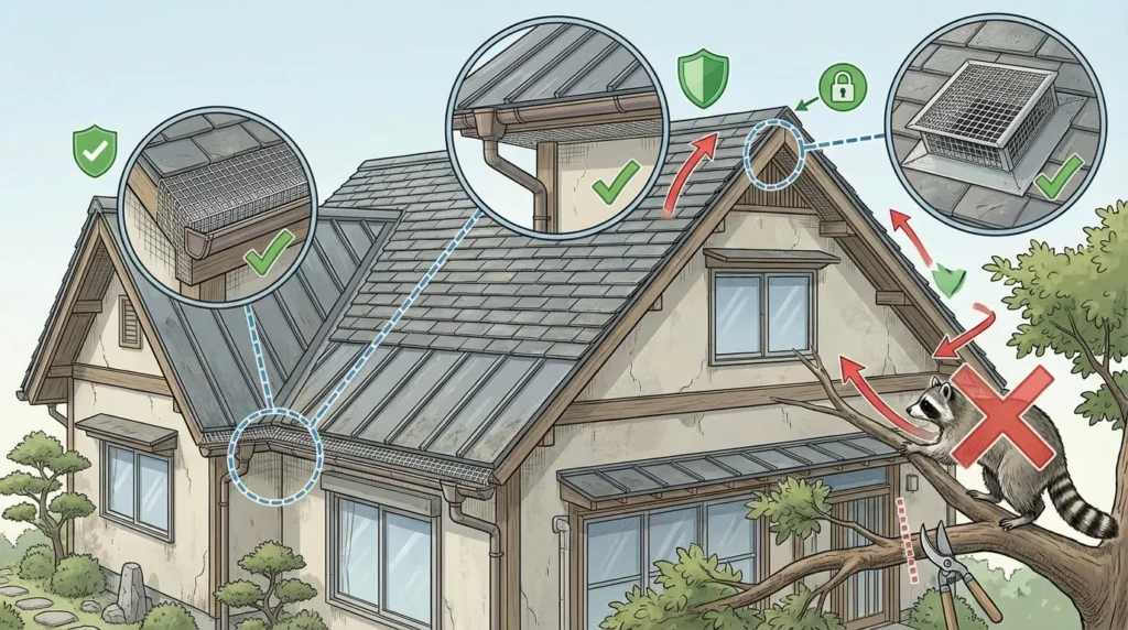 アライグマ 感染症 屋根裏 害獣 駆除