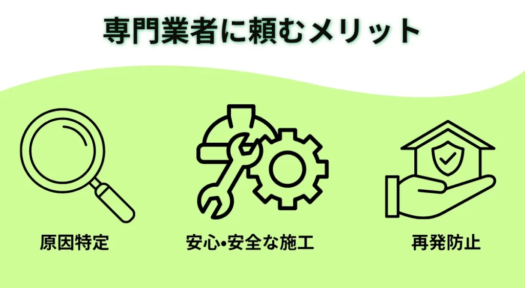 湿気対策業者に頼むメリット