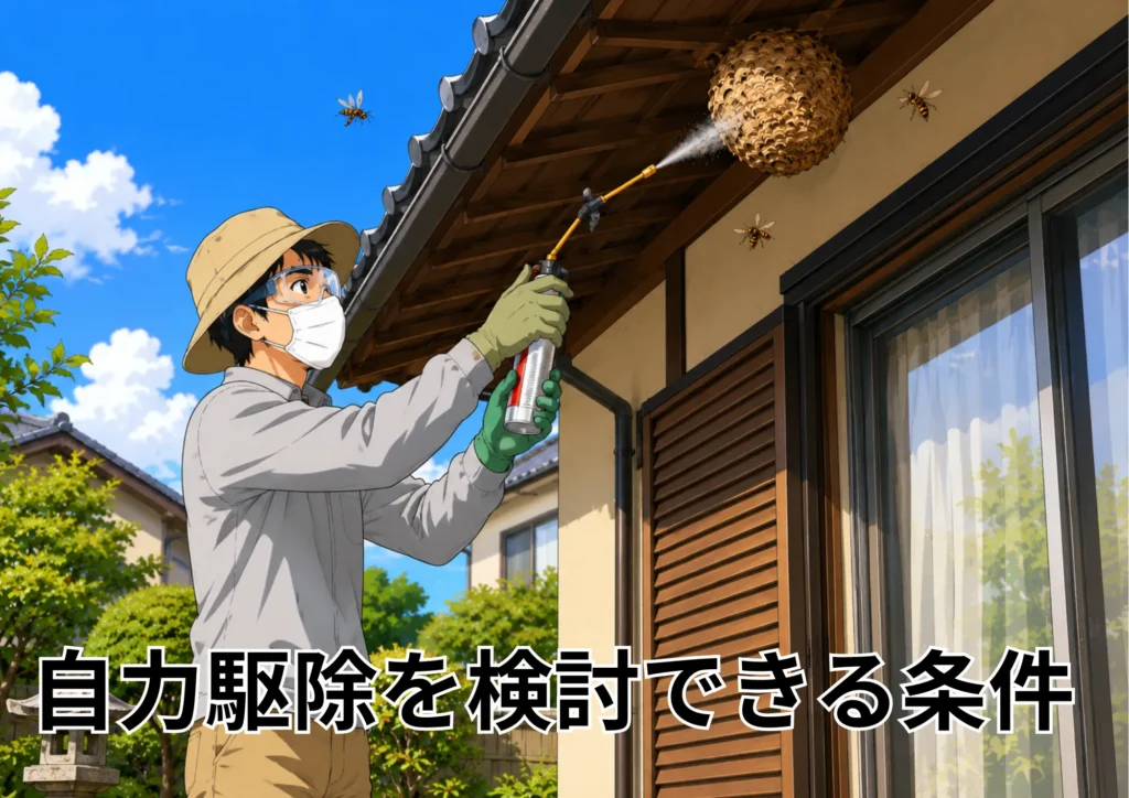 自力駆除を検討できる条件