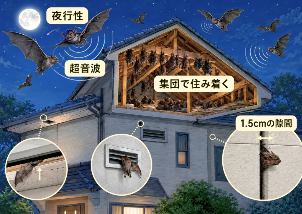 コウモリの特徴