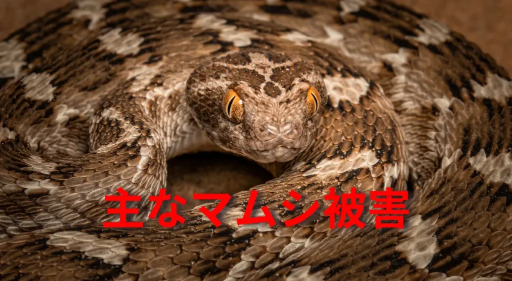 マムシ被害