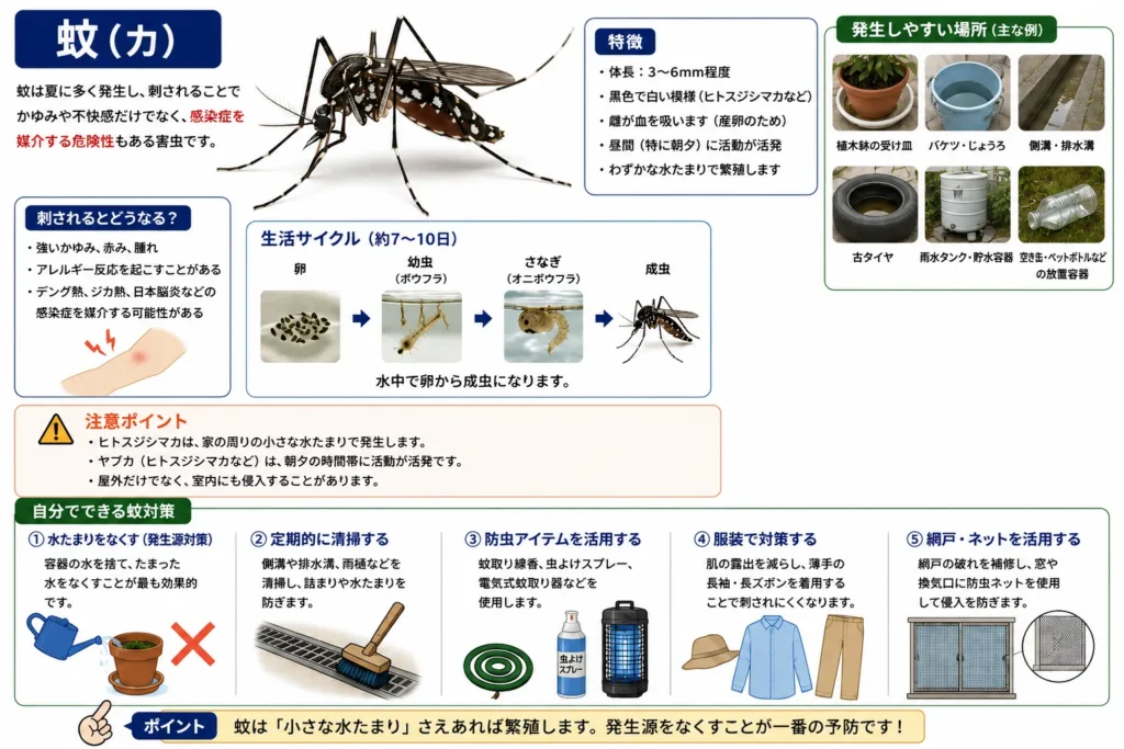 夏の害虫/蚊