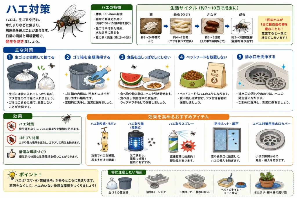 夏の害虫/ハエ