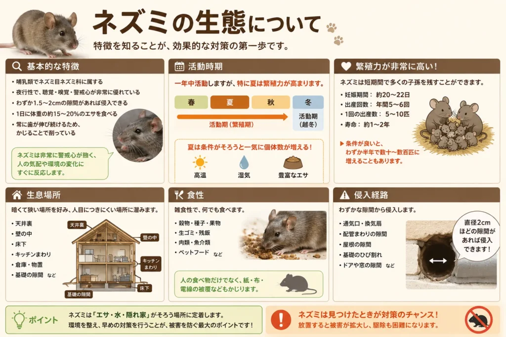 夏の害獣/ネズミ