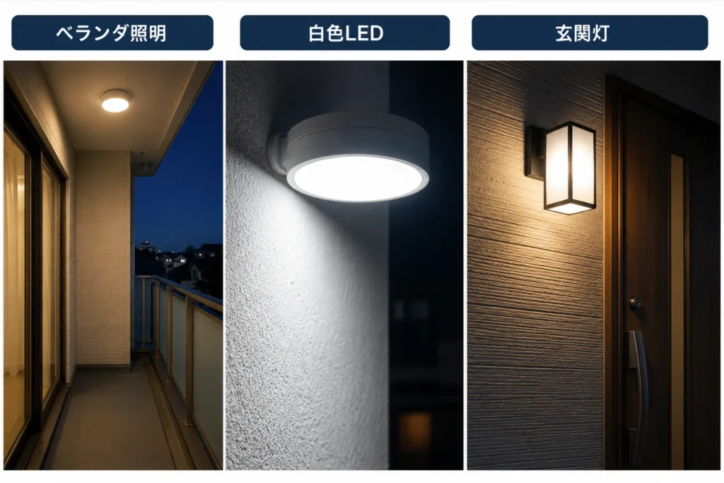 ヨコバイ住宅侵入原因・夜間の光