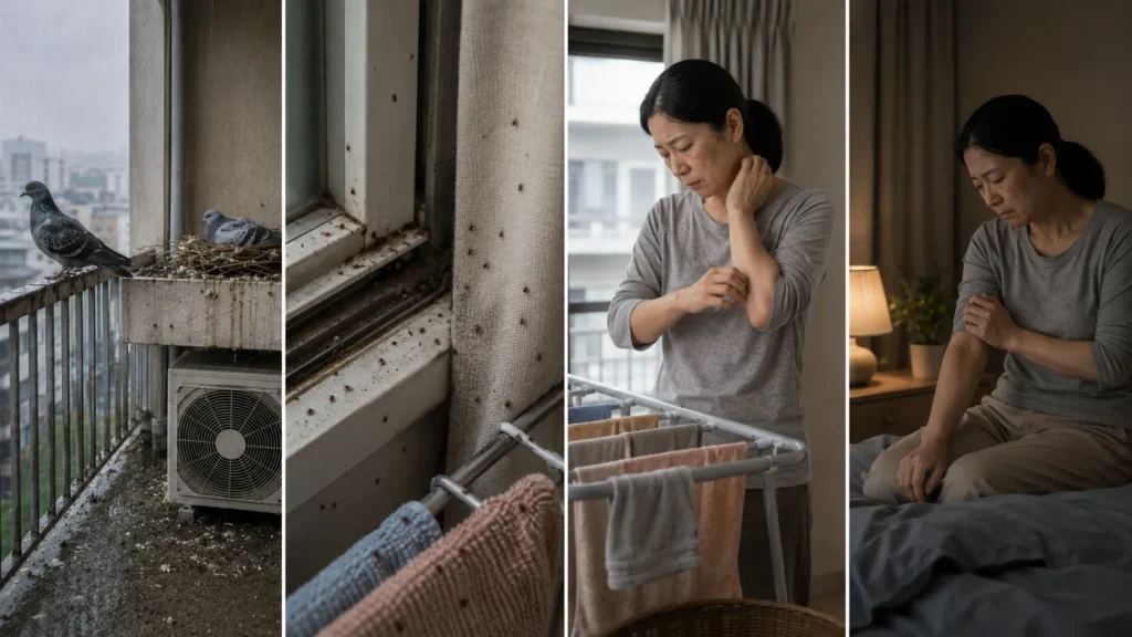 pigeon-droppings-rainy-season-damage