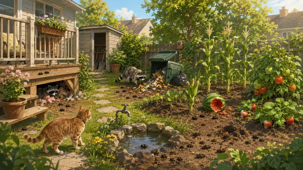 raccoon-droppings-summer-location-damage