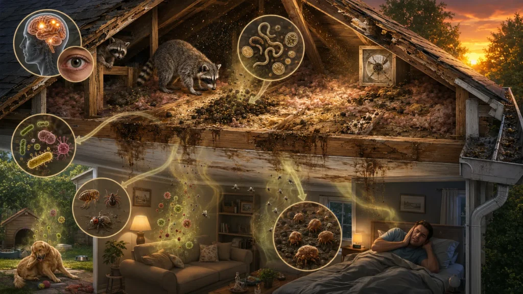 raccoon-droppings-summer-location-damage