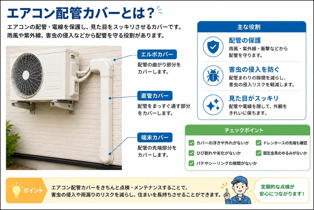 エアコン配管カバーとは？