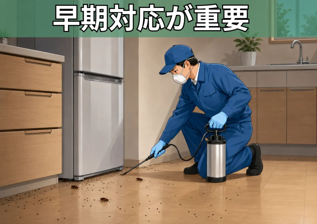 ゴキブリ 業者駆除