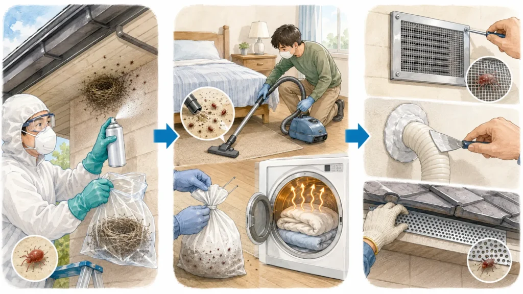 bird-nest-mites-home-control