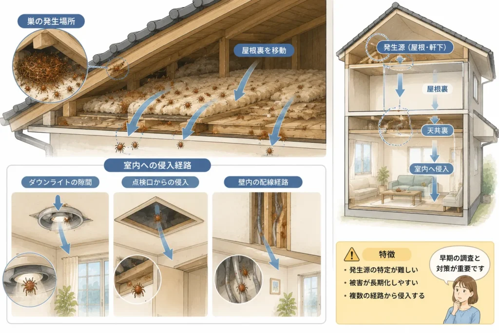 bird-nest-mites-home-control