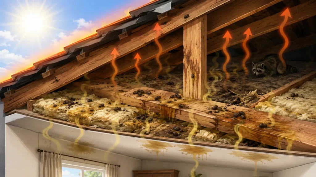 summer-attic-pest-odor