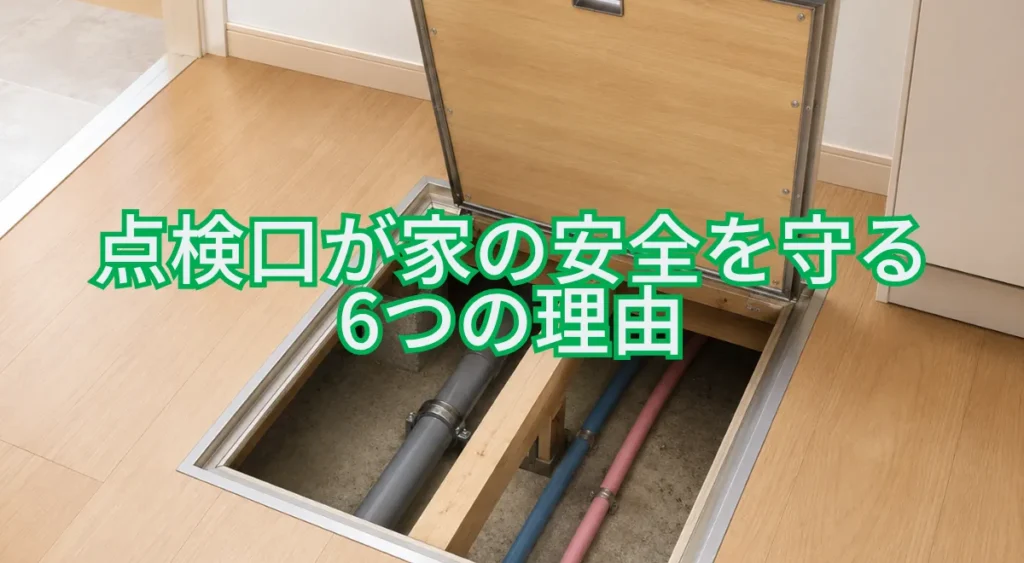 点検口が家の安全を守る6つの理由