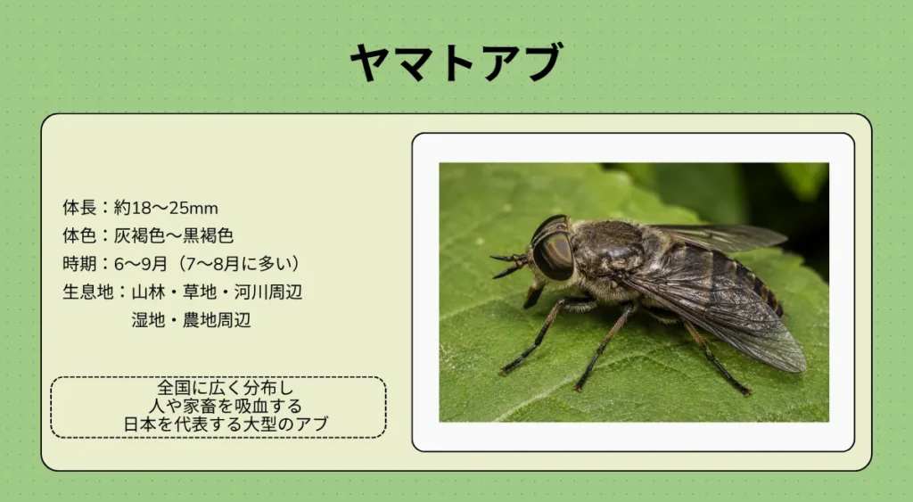 アブの種類・ヤマトアブ